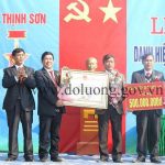 Xã Thịnh Sơn tổ chức lễ đón nhận đạt chuẩn Nông Thôn mới.